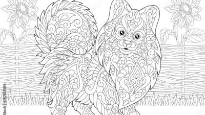 Chinese New Year 2018 Animal Coloring Pages