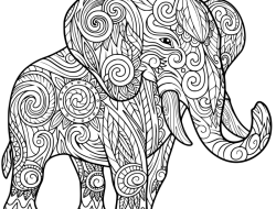 Free Animal Vector for a Coloring Book