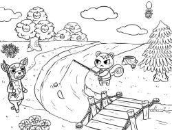 Animal Crossing Coloring Book A Creative Journey