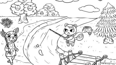 Animal Crossing Coloring Book A Creative Journey