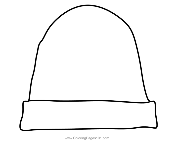 Animals in beanies coloring pages