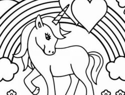 Printable Unicorn Animal Coloring Pages