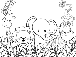 Coloring Pages of Animals Online A Fun Exploration