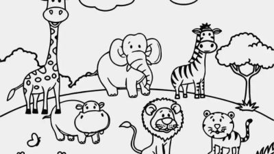 Free Printable Zoo Animal Coloring Pages