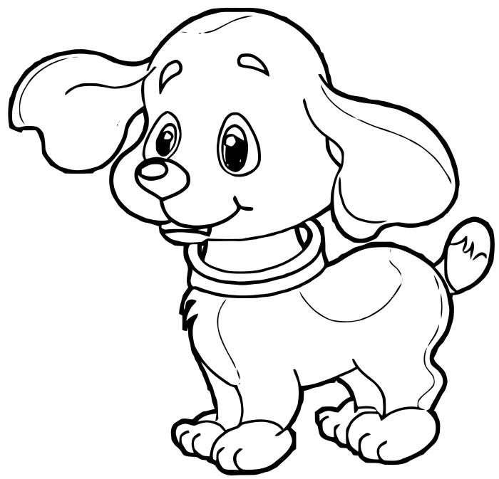 Animal coloring pages dogs