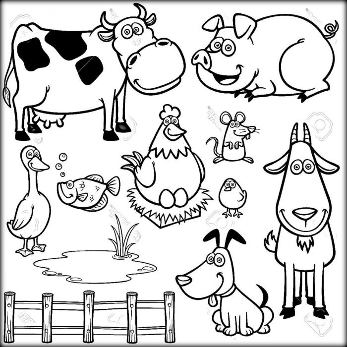 Cute animal coloring pages pdf