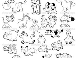 Animal Collage Coloring Page A Creative Activity