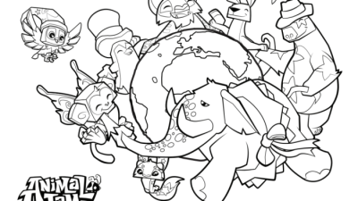 Animal Jam Coloring Page A Creative Exploration