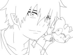 Coloring Sheets of Cute Anime Boys