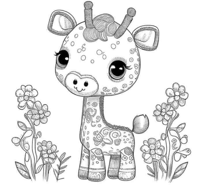 Cut litytle animals coloring pages