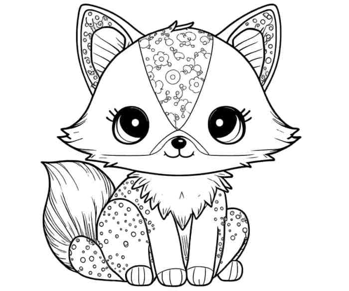 Animals face coloring pages