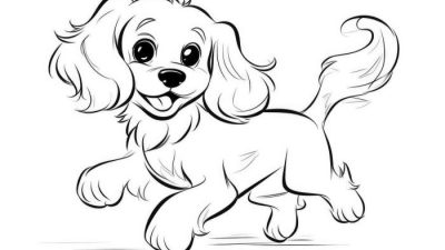 Animal coloring sheets dog