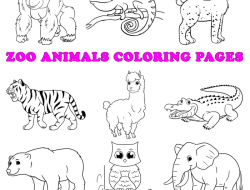 Free Coloring Pages for Animals Fun for Everyone!