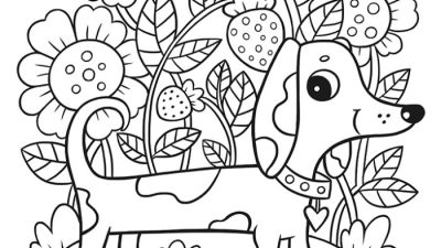 Animal Coloring Pages for Flowers A Creative Guide