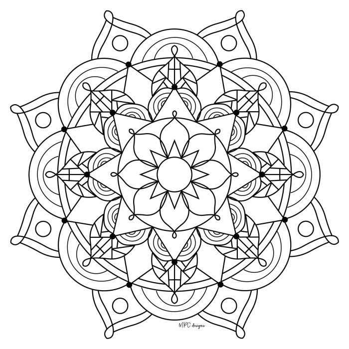 Free mandala coloring pages animals