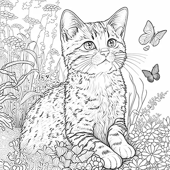 Animal coloring pages for teen girls