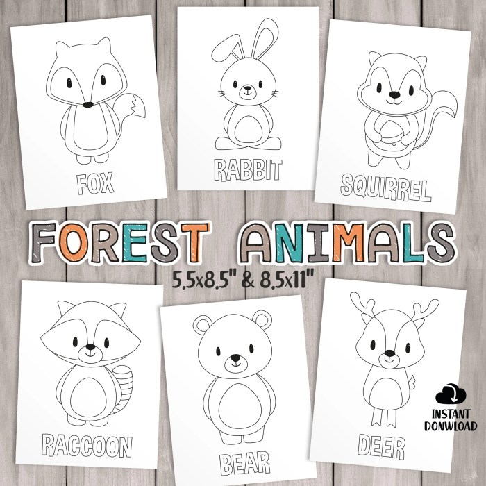 Animals that live in trees coloring pages