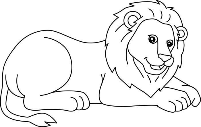 Carnival of the animals lion coloring