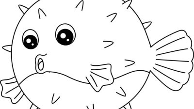 Animal yampuff coloring pages