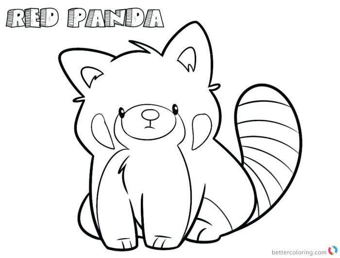 Animal jam coloring pages of redpanda