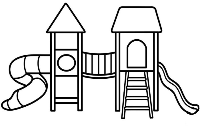 Animated backyard coloring page