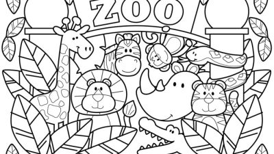 Coloring books of animals