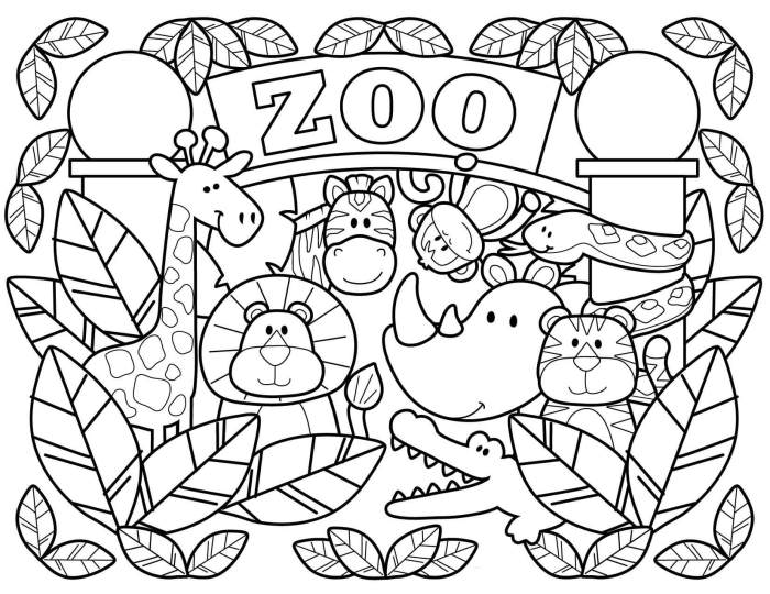 Coloring books of animals