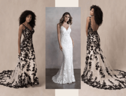 White and Black Wedding Dresses A Style Guide