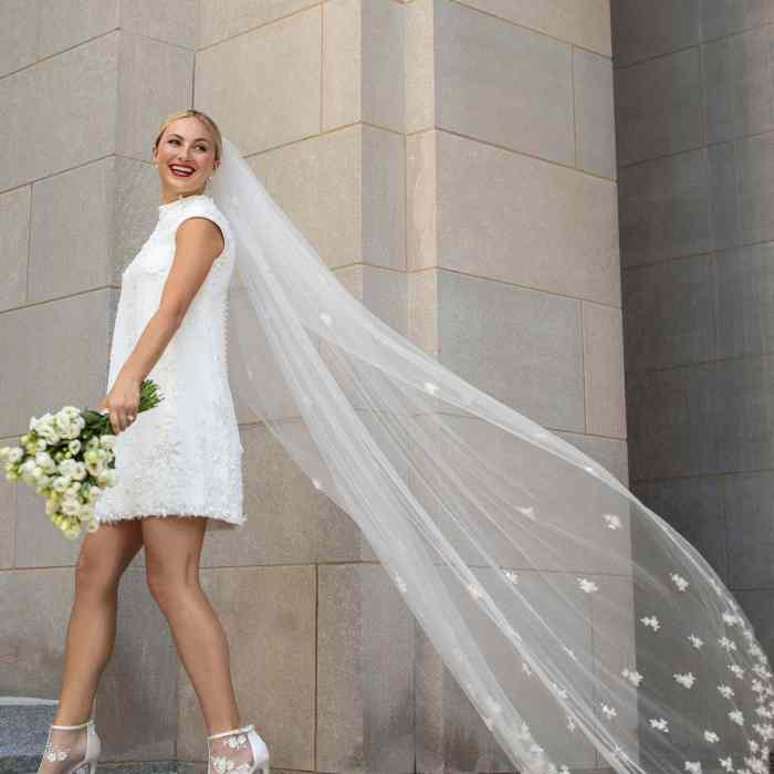 Courthouse plus size wedding dress