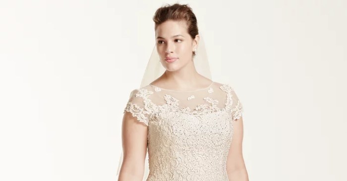 Affordable plus size wedding dresses