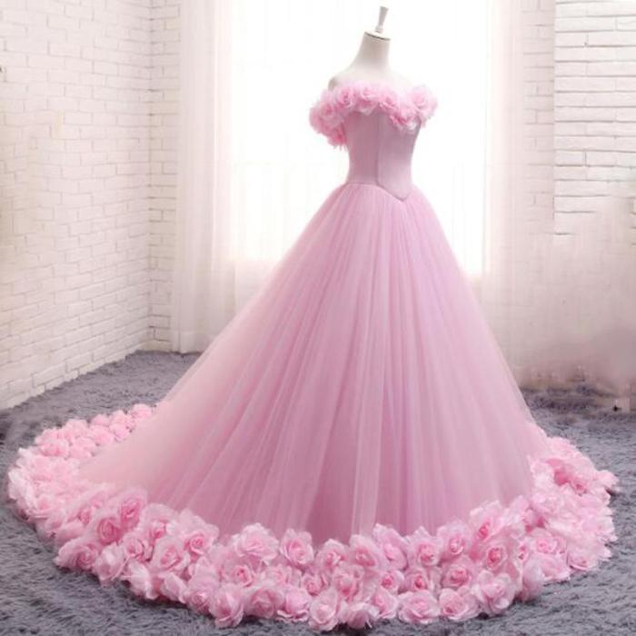 Dresses for wedding pink