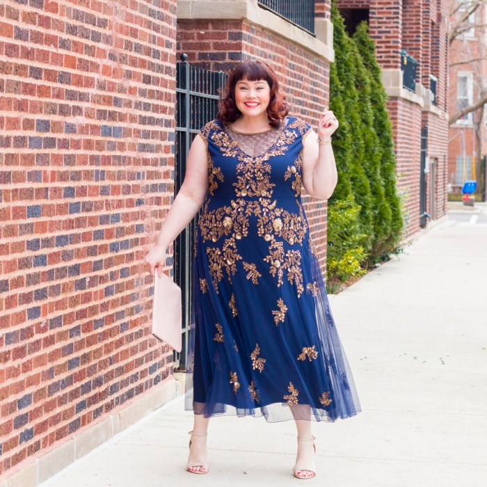 Plus size guest wedding dress