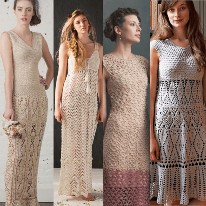 Crochet wedding dress pattern