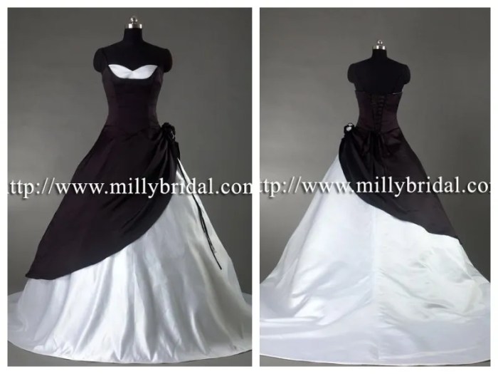 Black and white dresses for wedding guests