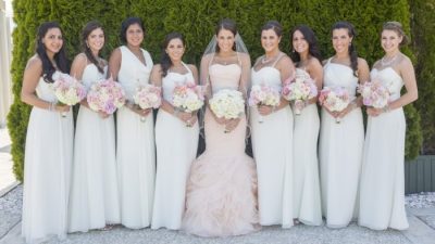 Blush dress for wedding