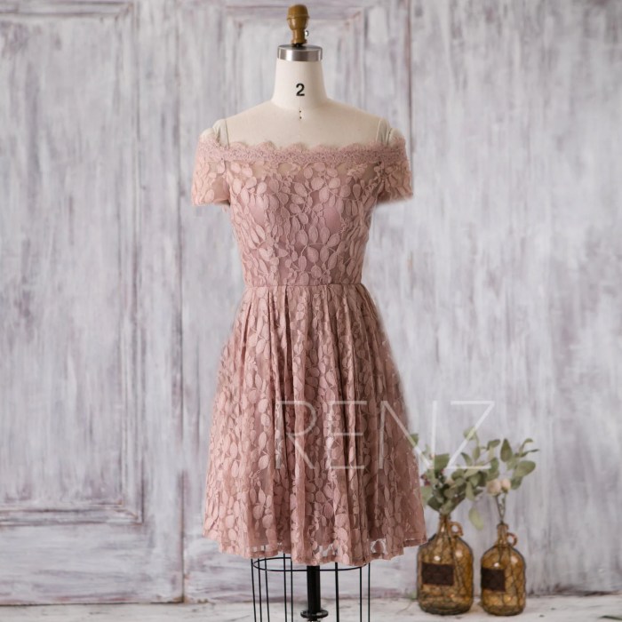 Dusty rose dresses for weddings