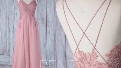 Dusty rose dresses for wedding