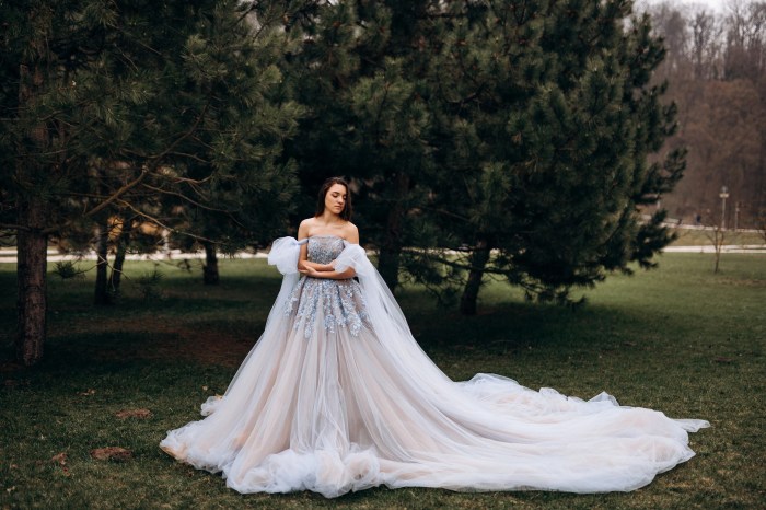 Dark blue dress wedding