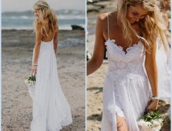 White Wedding Dresses for the Beach