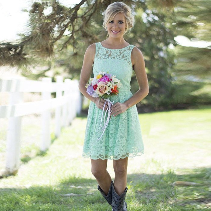 Country wedding dresses for guests