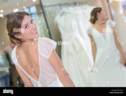 Trying On Wedding Dresses A Brides Journey